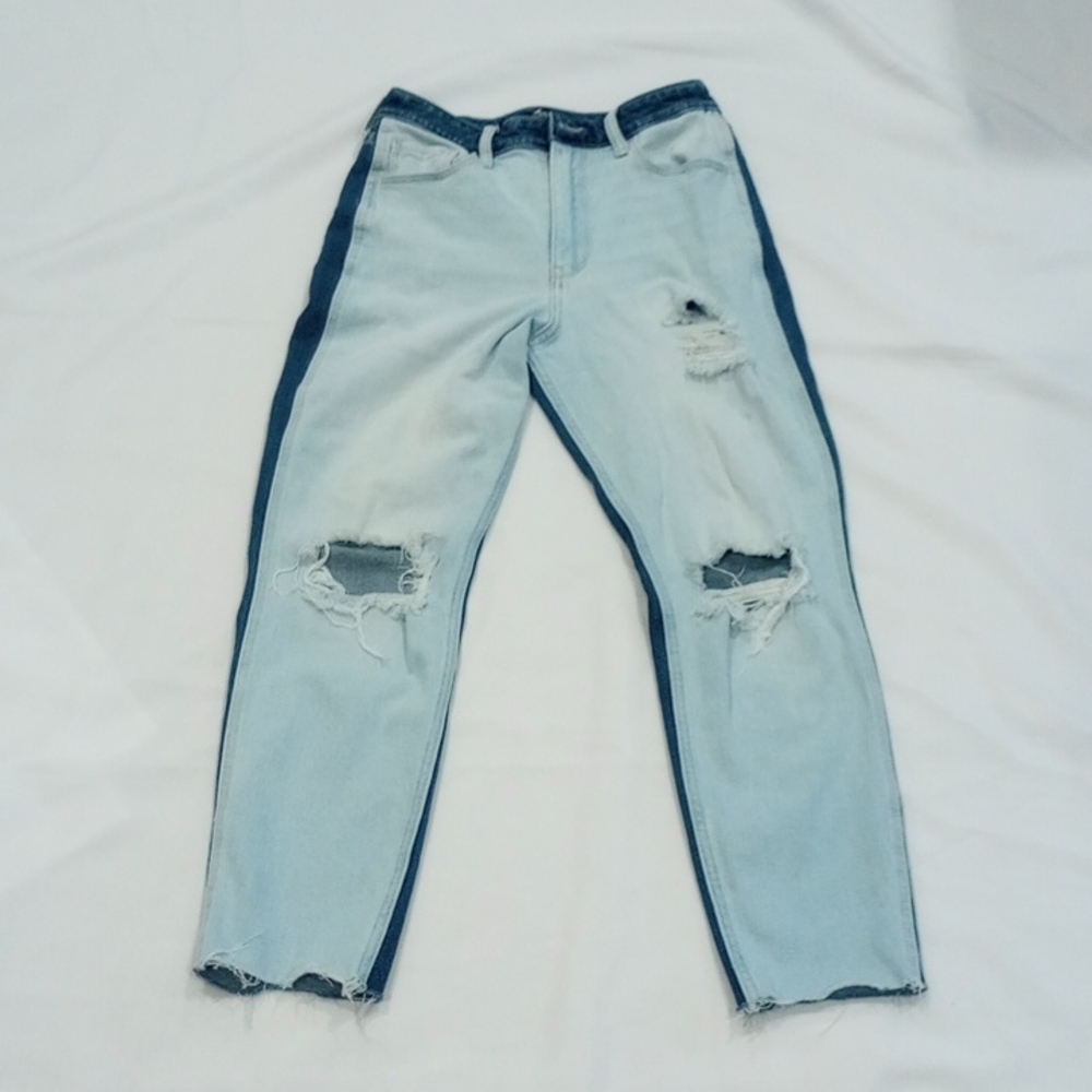Hollister Two-Tone Distressed Jeans
